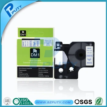 

6mm blue on white dymo tape 43614 compatible dymo D1 tape for dymo label maker