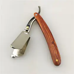 Классическая Бритва держатель складной бритвенный нож держатель стойка без лезвия для лица для удаления бровей бороды инструмент прямой