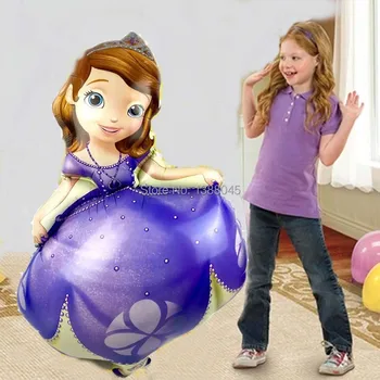 

Gaint 40 inch Sofia Princess Foil Balloons Happy Birthday Helium Balloon princesa sofia festa decoracao Kids Inflatable Toys