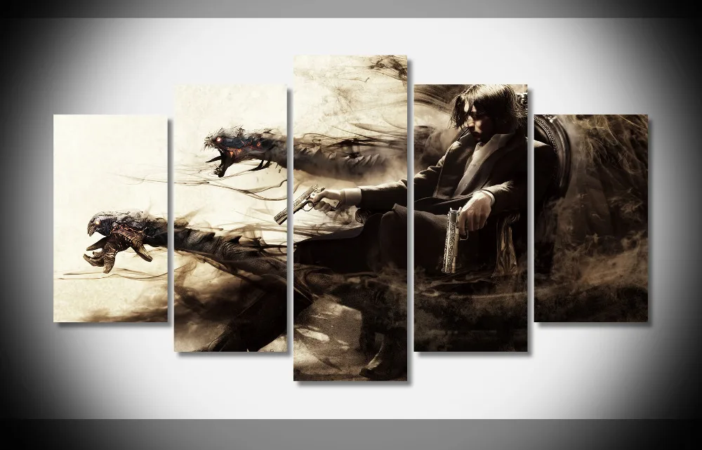 

7475 the darkness Poster Framed Gallery wrap art print home wall decor Gift wall picture Already to hang digital print