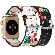Ремешок для часов Apple Watch 38 мм 42 мм 40 мм 44 мм цветок ремешок для iwatch 4 3 2 1 Strapseries 5