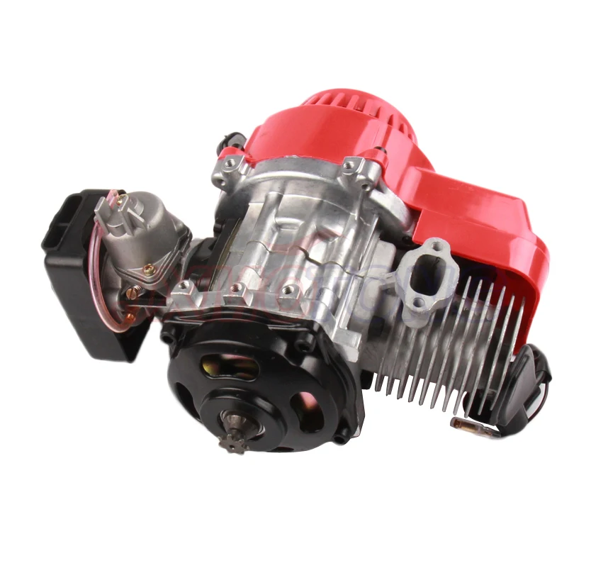 Nueva calidad Superior 43cc 47cc 49cc MOTOR de 2 tiempos para MOTOR MINI QUAD ROCKET POCKET BIKE