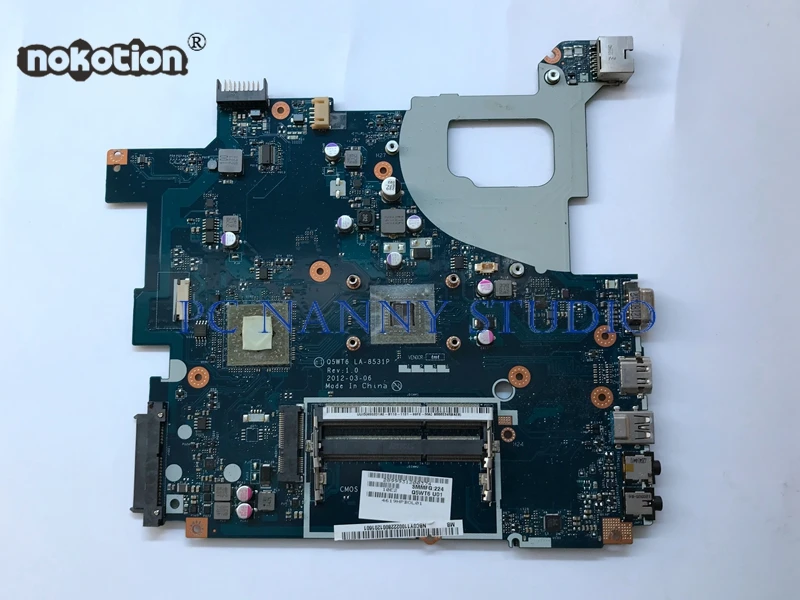 Материнская плата для ноутбука Acer Aspire E1-521 материнская NBC0Y11002 Q5WT6 LA-8531P | Компьютеры