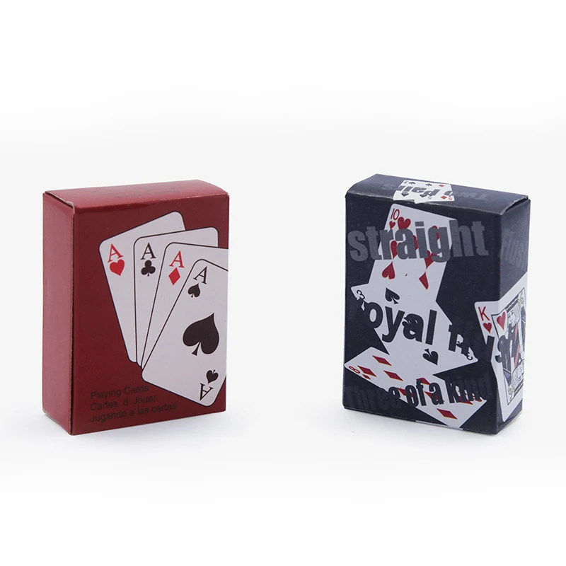 

Portable Mini Small Poker Set Interesting Playing Card Board Game Outside Outdoor or Travel Mini Size Pokers Party Game Poker