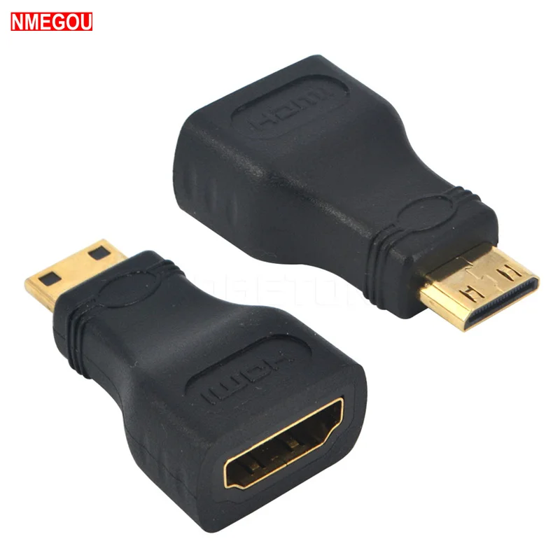 Одежда высшего качества позолоченный Mini Hdmi к адаптер конвертер Папа-мама для HD ТВ