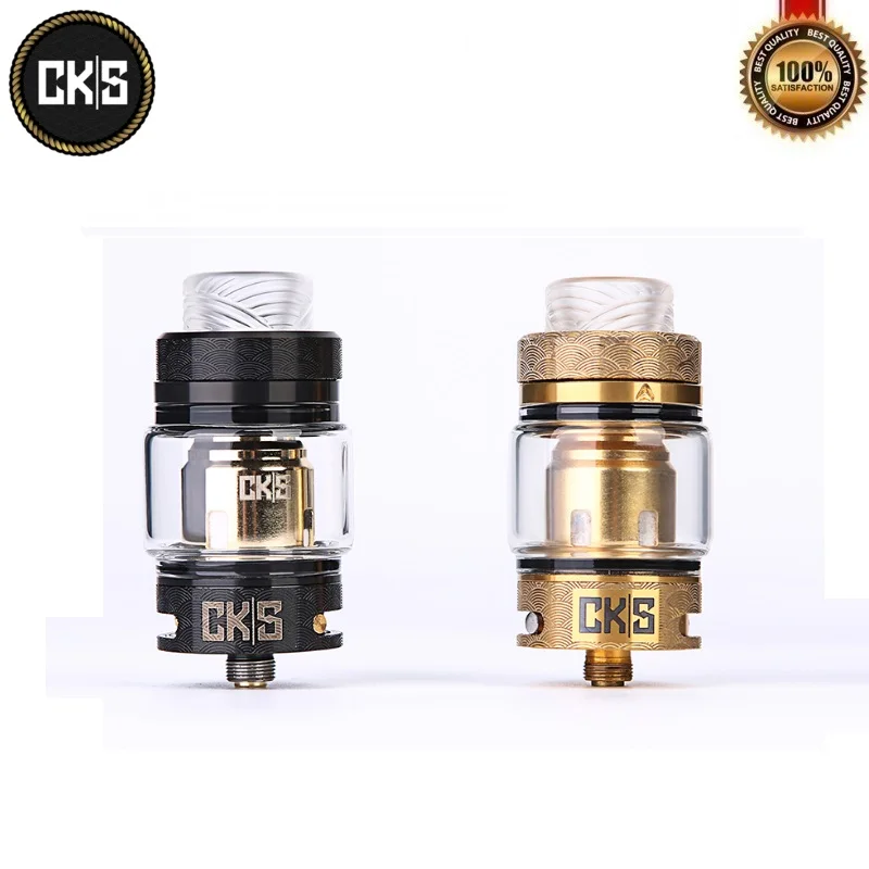 

Original CKS Bolt Pro Mesh Tank 25mm 6ML Vape Atomizer with Mesh Coil Bottom Airflow Fit CKS THNDR 240W Box Mod Vaper Vaporizer