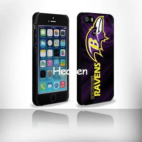 NFL Baltimore Ravens FOR APPLE iPhone 4/4s/5/5s and Samsung Galaxy S3 i9300 S4 i9500 Blcak/White/Clear Hard Case Cheap |