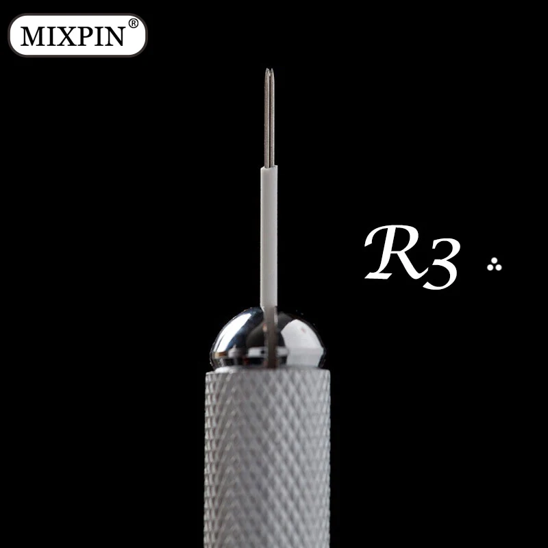

100pcs Shading R3 LINER Microblading Needles manual needles for fog eyebrow round needles Permanent makeup