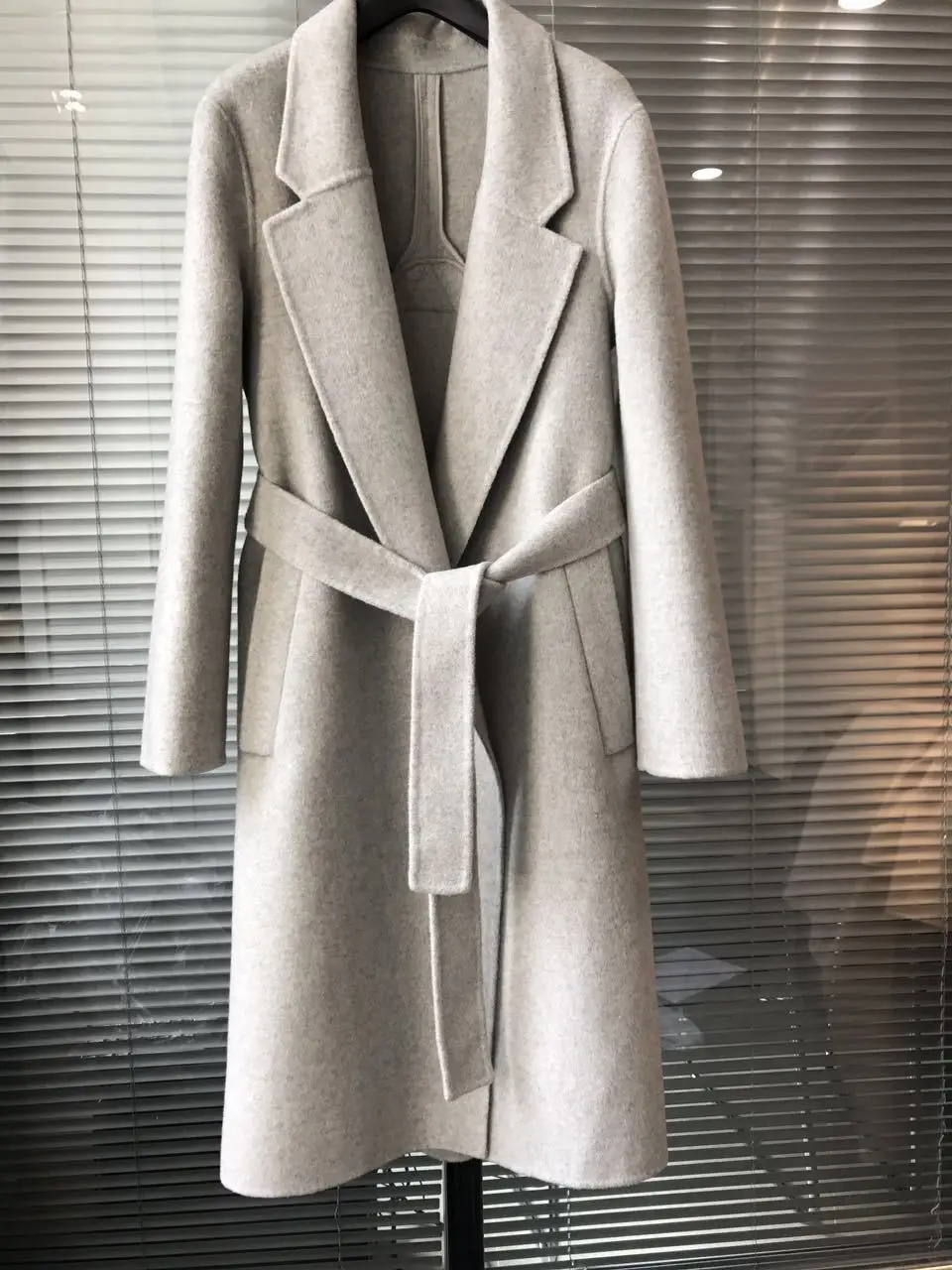 Двусторонний пальто Для женщин осенние и зимние новые двусторонний Пальто двубортное шерстяное пальто