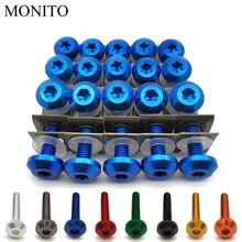 CNC Complete Fairing Bolt Kit Screws M5 M6 For Yamaha FJR1300AE FJR1300 AE FJR 1300 AE FJR 1300AE Auto Clutch 2006-2009