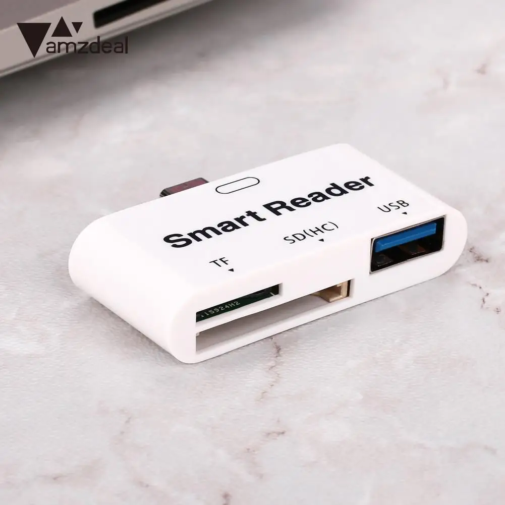 3 в 1 Samrt кардридер SD TF USB карта комбинируется с type-C кардридером адаптер ПК портативный для MacBook Pro sd-карта Универсальный