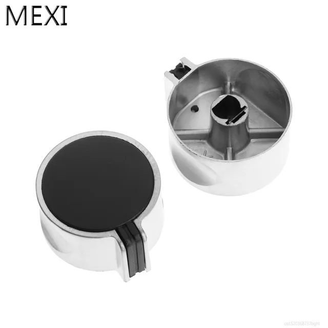 Best Price MEXI 2Pcs Metal Switch Control Knob Upward 8mm For Kitchen Cooker Gas Stove Oven Gas Range Grill Universal