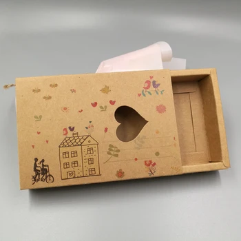 

24pcs Christmas gift packaging box,kraft cardboard handmade soap candy box,Wedding craft paper gift box
