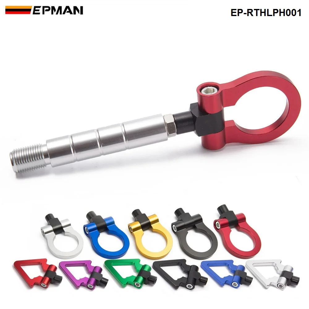 EPMAN سباق Jdm الألومنيوم فورج جبهة هوك السحب بار الجبهة الخلفية لتويوتا Avanza اليابان سيارة EP-RTHLPH001