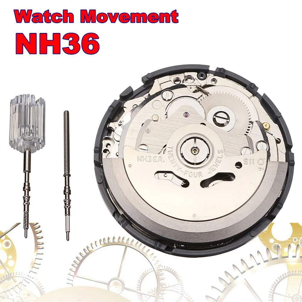 Высокая точность NH36 механические часы Механизм Ремонт Замена аксессуары 2019NEW