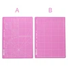 PVC A4 Pink Cutting Mat Cutting Pad Patchwork Cut Pad A4 Double-Sided Self-Healing Patchwork Craft Cutting Board DIY Tools ► Photo 3/6