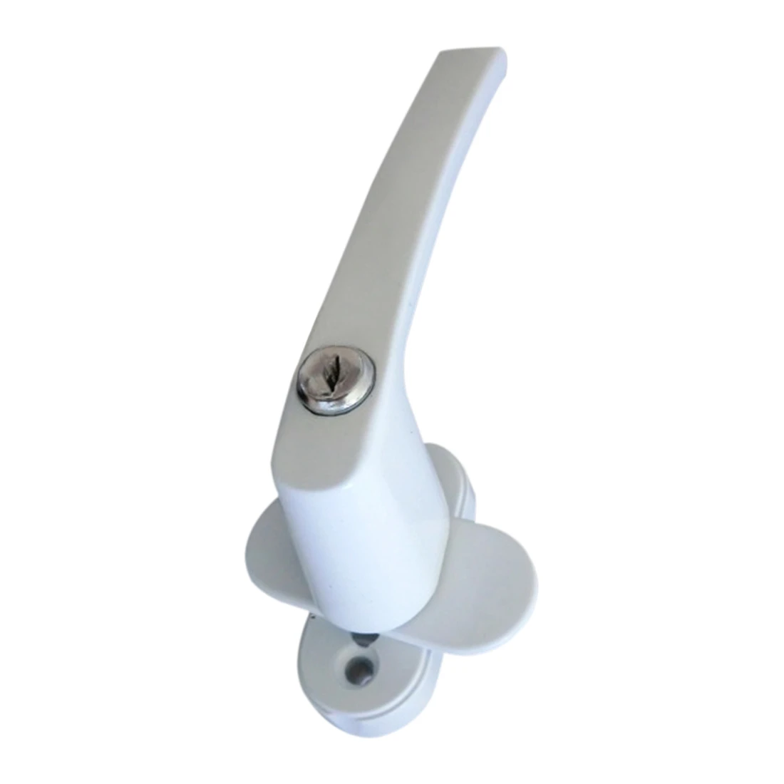 HHTL 4 x window handles lockable Safety window handles white aluminium