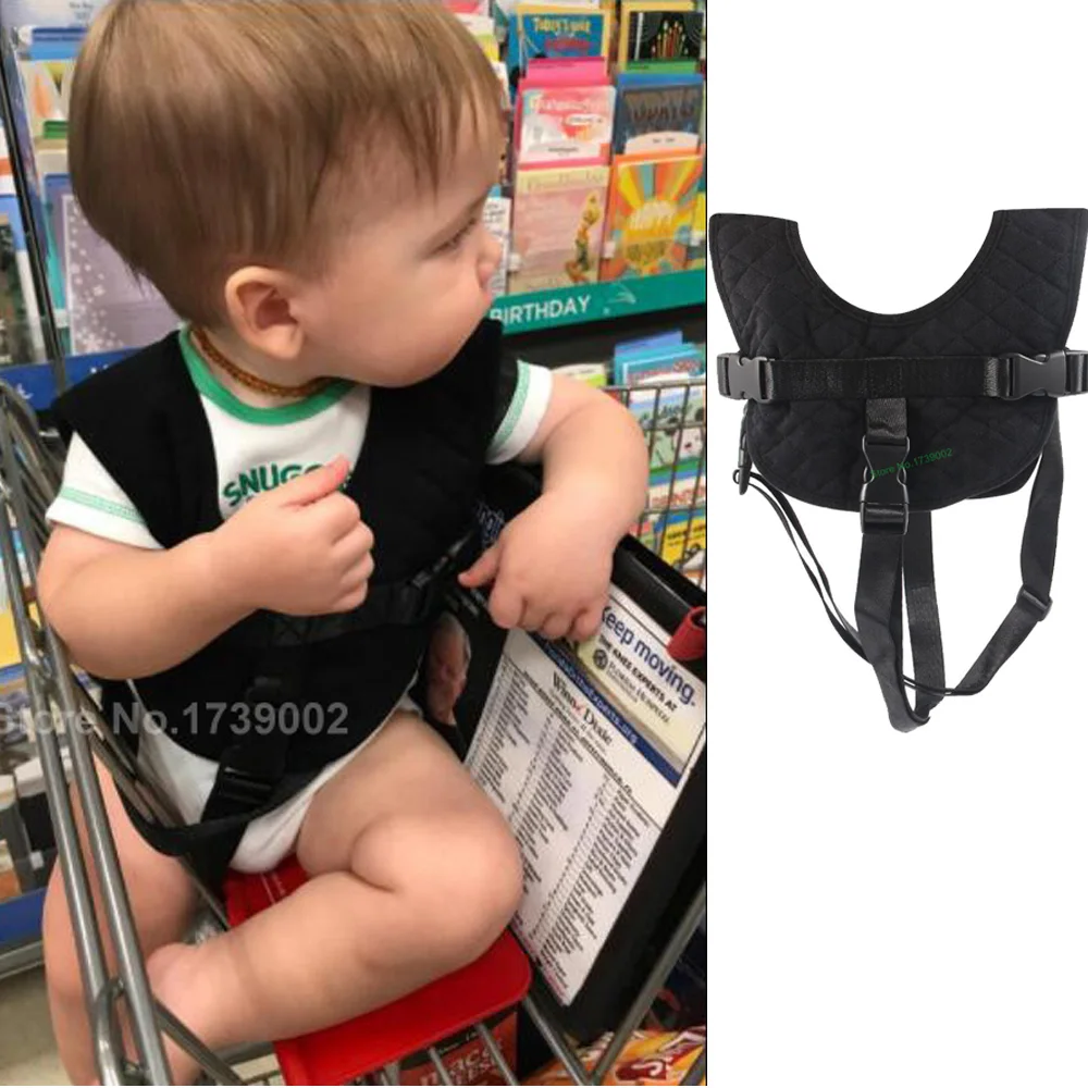 Silla de alimentaci/ón para beb/és Cintur/ón Asiento de seguridad port/átil con correas Oddler Arn/és de seguridad Carro de la compra Correa de seguridad