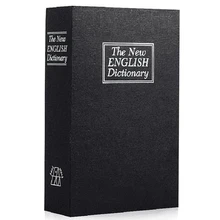 Dictionary Mini Safe Box Book Money Hidden Secret Security Safe Lock Cash Money Coin Storage Jewellery key Locker For Kid Gift metal steel storage safe box dictionary secret book piggy bank money secret security locker cash jewellery with key lock