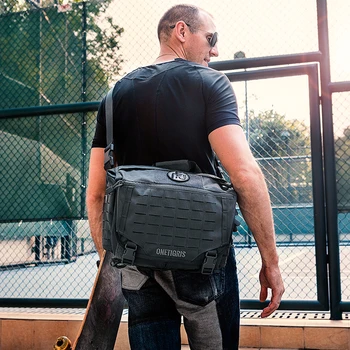 

OneTigris Tactical Men Messenger Bag HU Pack Military Army Crossbody Bags For Men Travel Or Urban Life