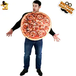 Карнававечерние вечеринка для взрослых ЕДА костюм пиццы косплэй забавные круглый пицца вкусные костюмы комбинезон