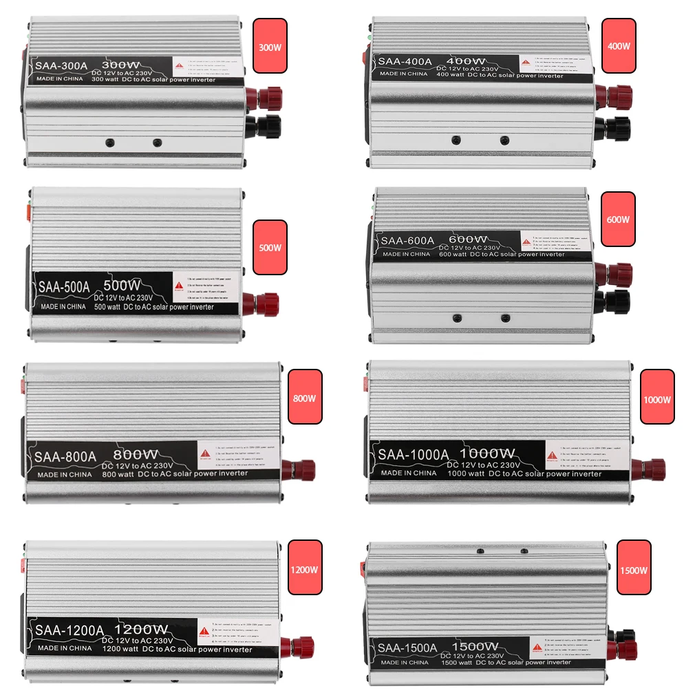 300/400/500/600/800/1000/1200/1500 W инвертор автомобиля Напряжение инверсор