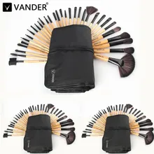 Vander Professional 3Lots / 32Pcs Makeup Brushes Set Foundation Cosmetic Powder Face Toiletry Brushes Make Up Brushing Kits Bag