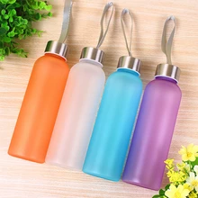 600 mL Botellas de Agua De Plástico a prueba de Fugas Frosted Botella de Agua Portátil para Acampar Al Aire Libre Deporte de Alta Calidad