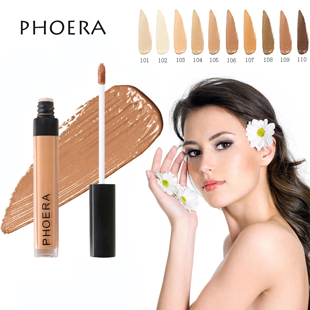 Новинка Лидер продаж консилер для макияжа PHOERA жидкий основы удобное покрытие