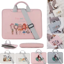 Модная ПУ водонепроницаемая сумка на плечо для ноутбука 13 14 15,6 сумка для ноутбука сумка-мессенджер чехол для переноски для MacBook Pro Air Asus Dell hp acer