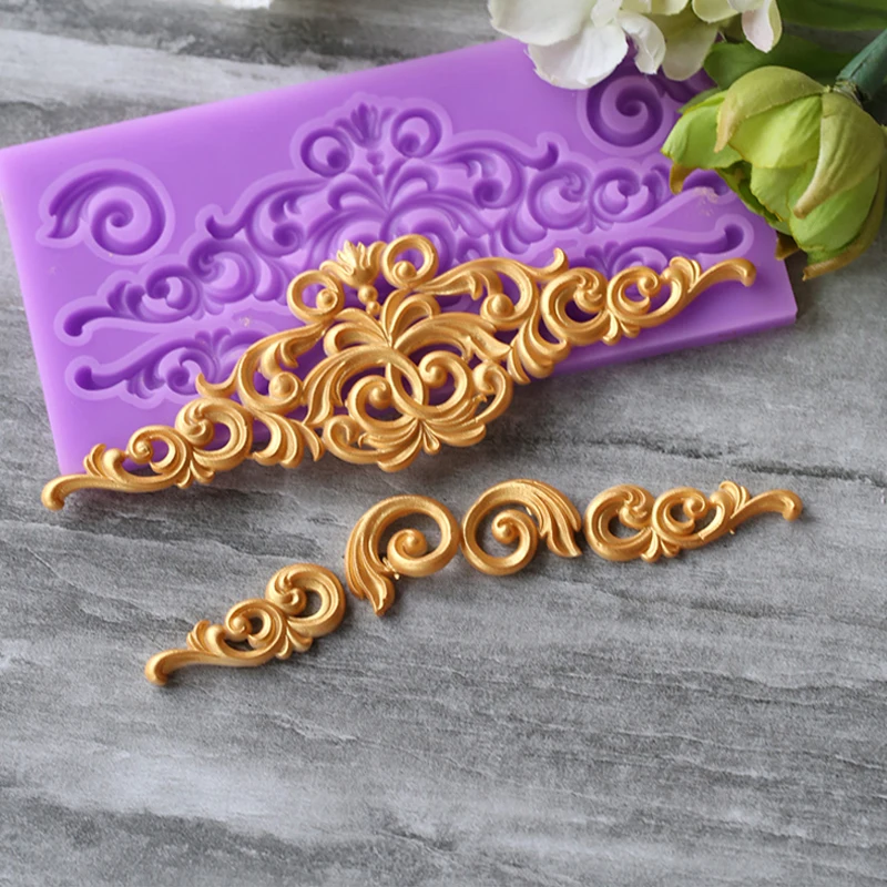 1 Piece Border Silicone Mold Fondant Mold Cake Decorating Tools