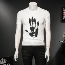 2018 New Arrival Raasta Short England Style O-neck Cartoon Jersey T-shirts Men Tee Shirt Homme Juventus Anime