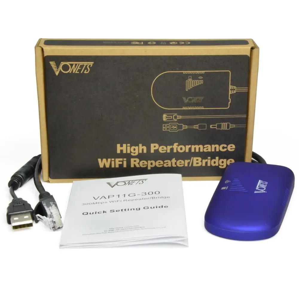 VONETS wireless to wired device networking communication free wiring surveillance camera relay amplification wifi signal receivi