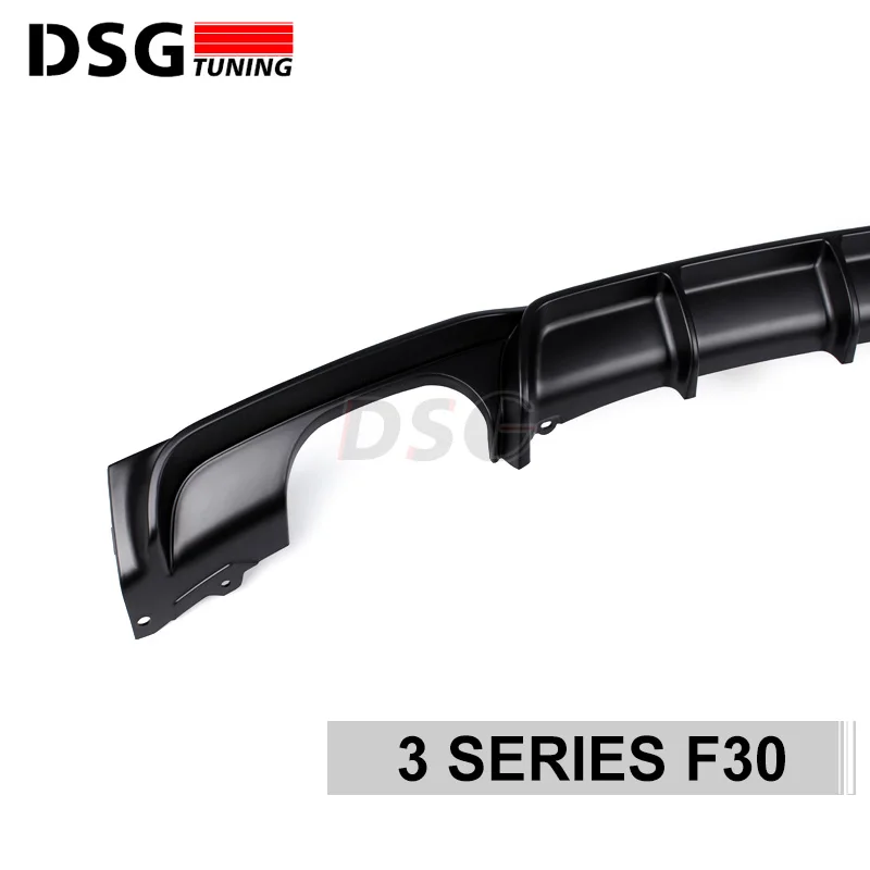 Parachoques trasero difusor para BMW Serie 3 F30 F31 M edición ABS negro brillante/negro mate 4- puertas labio trasero 2012 +