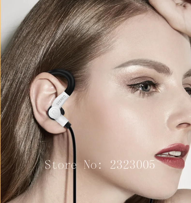 Earhook In-Ear Wired Stereo Sports Earphone Headset Antishock Running Headphones With Mic For IOS System Device Earhook In-Ear Wired Stereo Sports Earphone Headset Antishock Running Headphones With Mic For IOS System Device