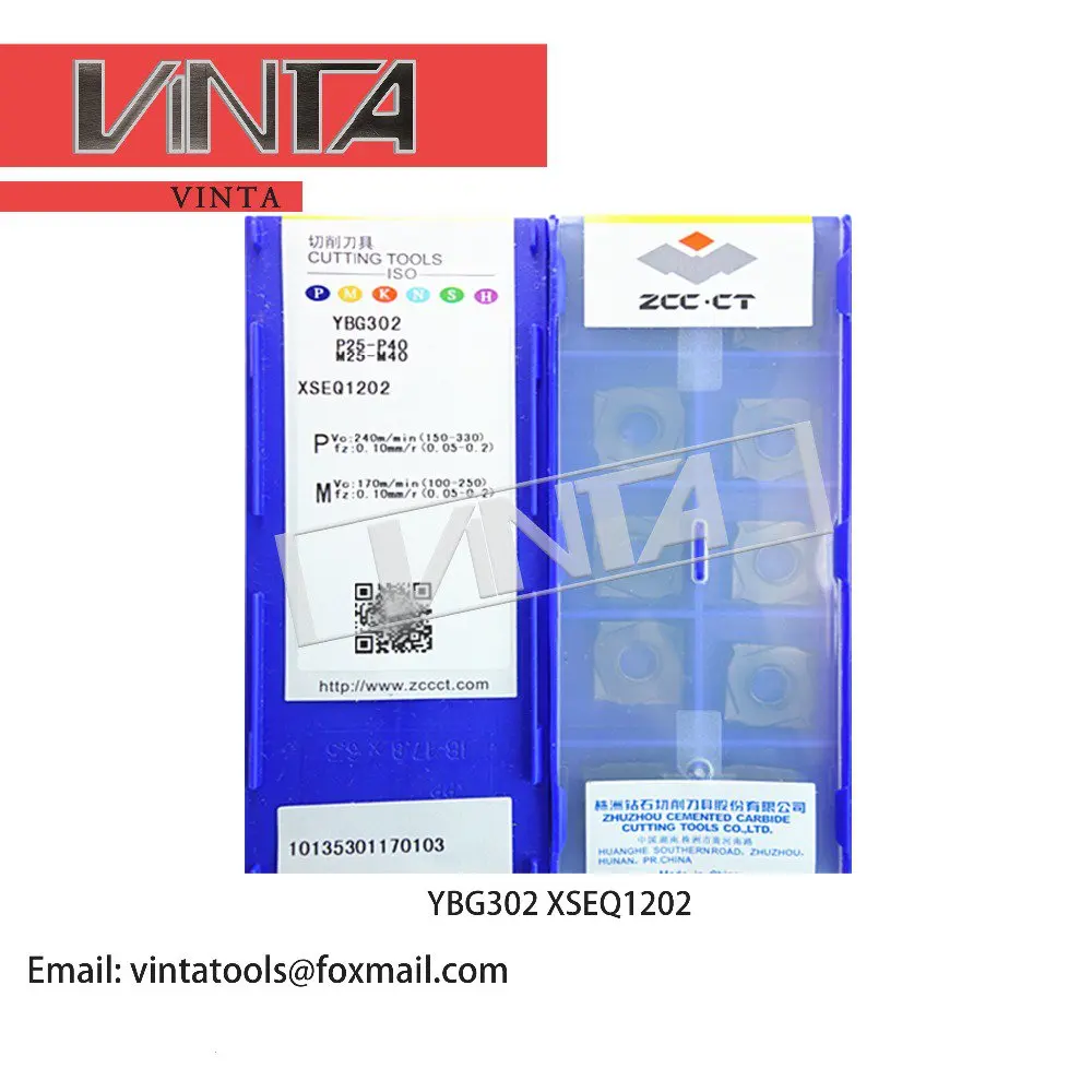 Freeshipping10pcs/коробка YBG302 XSEQ1202 XSEQ1203 XSEQ12T3 XSEQ1204 XSEQ12T4 ЧПУ вкладыши для твердосплавного фрезерования лицо и Бокорезы SMP01