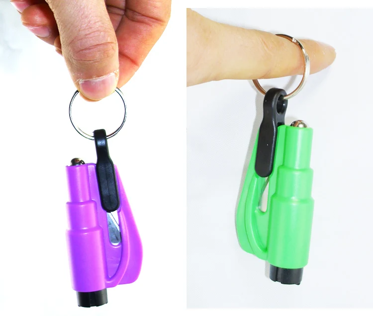 100PCS Keychain Car Emergency Rescue Safety Glass Breaker Hammer Escape