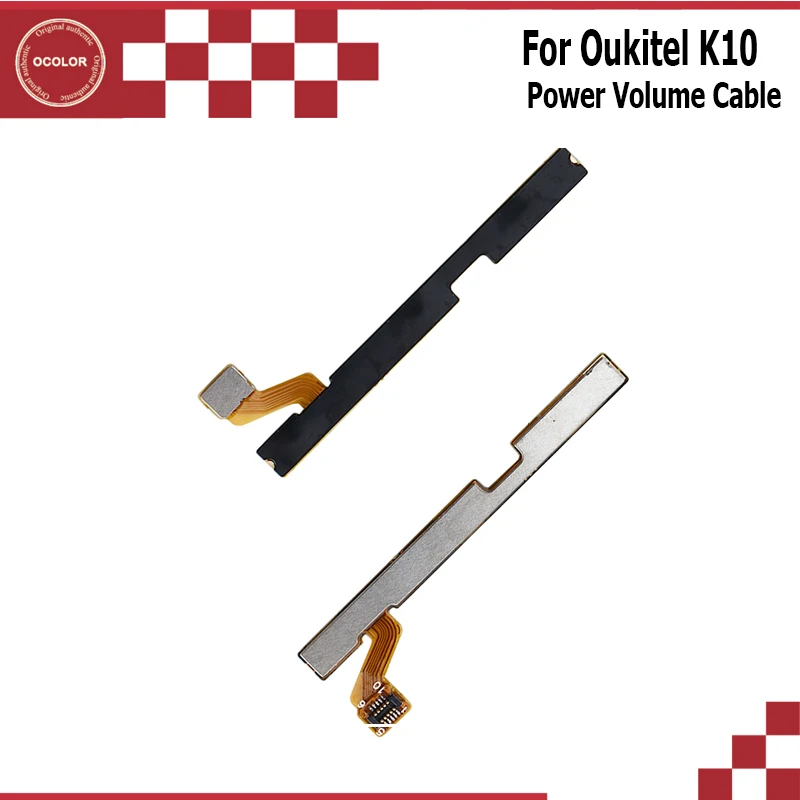 

ocolor For Oukitel K10 Power On Off +Volume Button Switch Flex Cable High Quality For Oukitel K10 Cell Phone Repair Accessories
