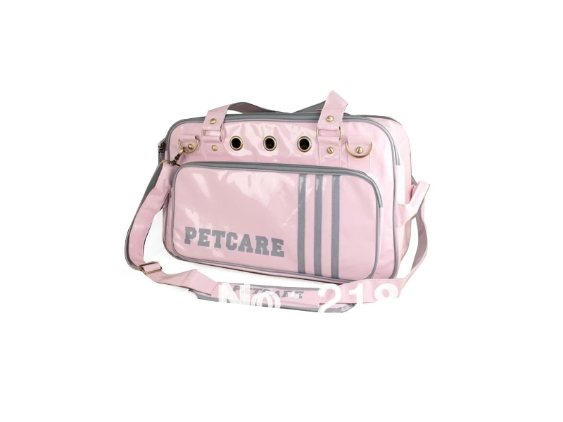 

Free Shipping Pink Color Design Polyester Webbing Pet Dogs Carrier Bag Dogs Fashion Bag
