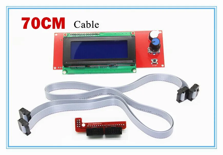 

1pcs 3D Printer Reprap Smart Controller Reprap Ramps 1.4 2004 LCD Control A4988 DRV8825 diy kit 3d printer kit L102