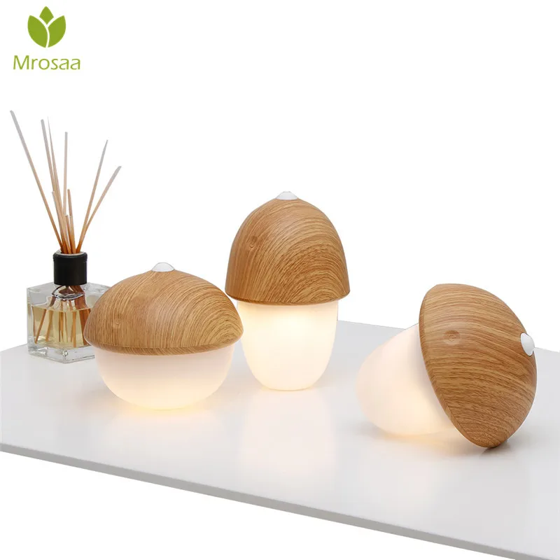 

Mrosaa Creative 3 Light Modes 4W Desk Lamp Touch-Control Bedside Nightlight Eye Protection Reading Lamp with USB Charger Gifts