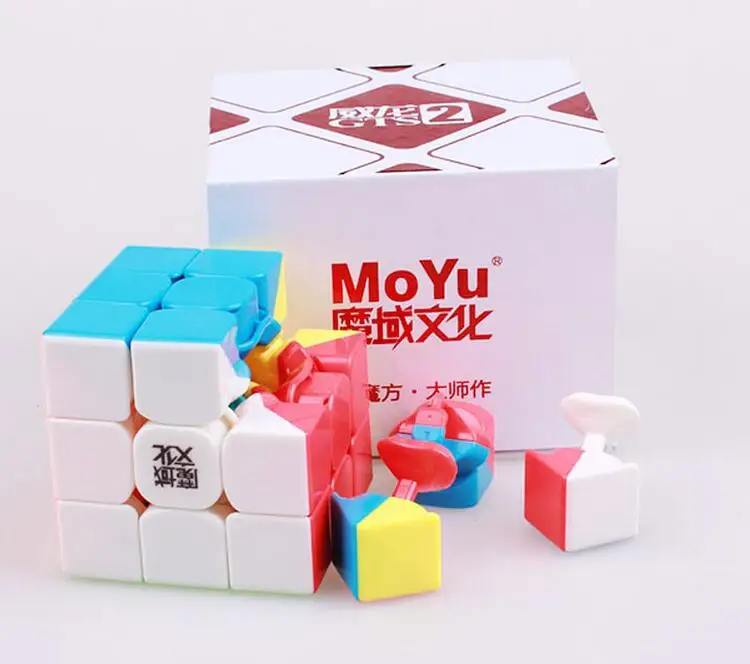 Cuber speed Magic moyu weilong gts2 скоростной куб 3x3x3 Профессиональные развивающие пазлы и gts 2 игрушки для детей - Цвет: stickerless