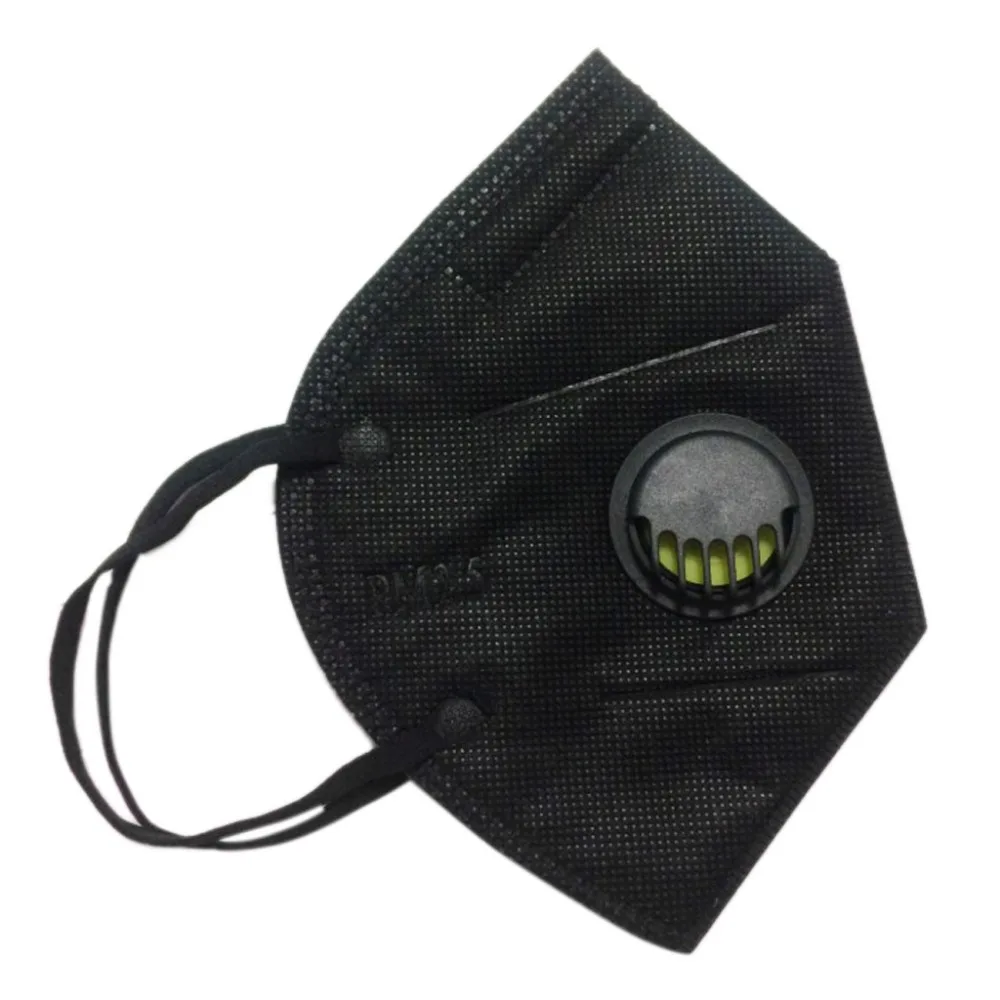 Zlowr одноразовые PM2.5 анти загрязнения рот маска 3 слоя нетканые с фильтром клапана