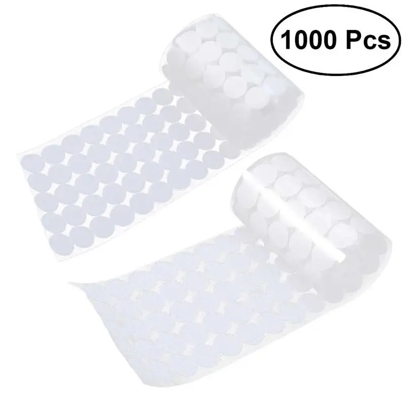1000pcs Sticky Tapes Durable Practical Portable Sticky Dots Fastener