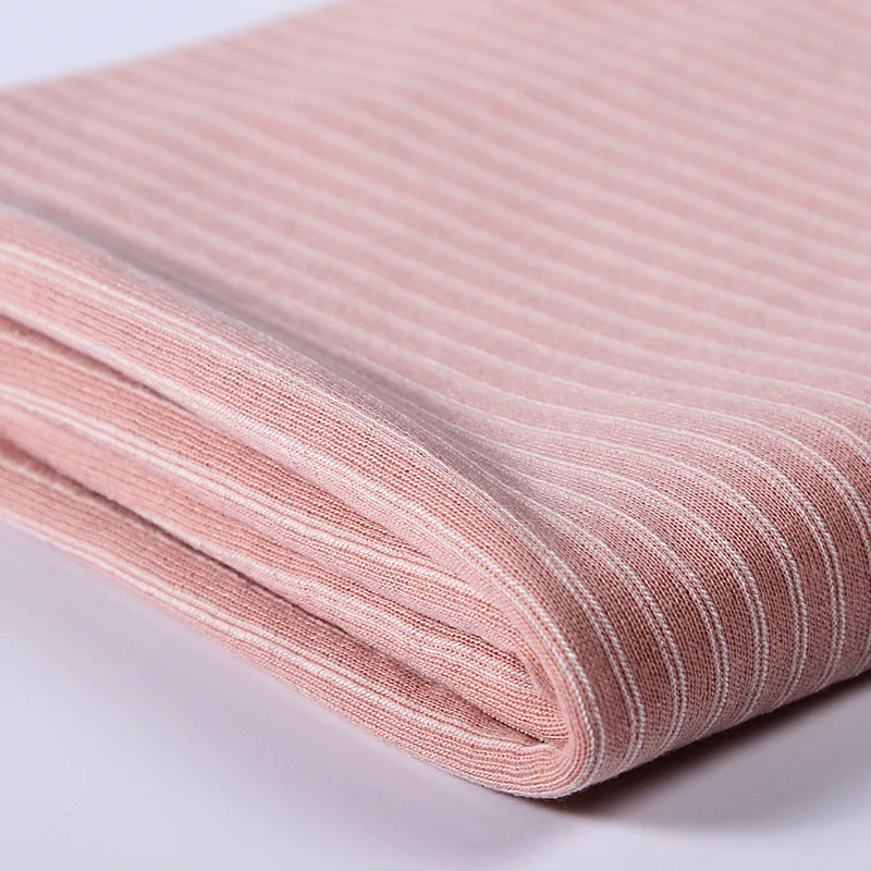 Buy Yarn dyed striped terry fabric sweater home