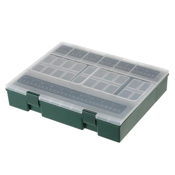 

7 In 1 Complete Fishing Tackle Box 4 Compartments / 6 Compartments / 8 Compartments Tackle Storage Scale Box For Fishing Acces