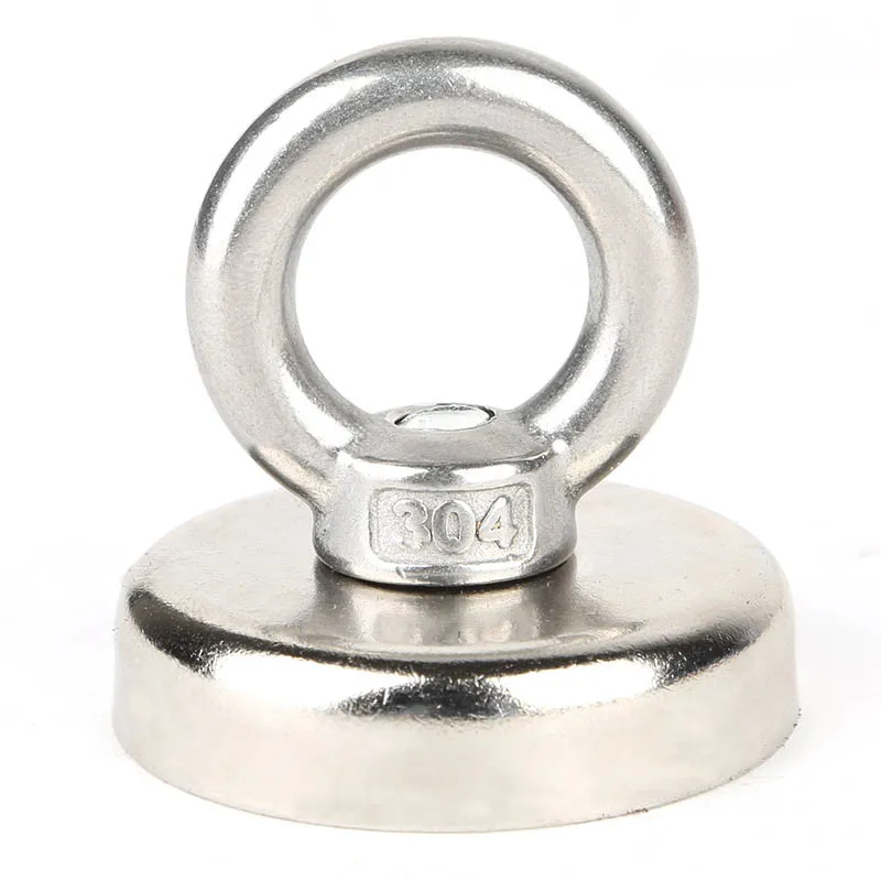 N52 Strong Diameter 48mm Clamping Pot with 8 Stainless Steel Eye Bolt