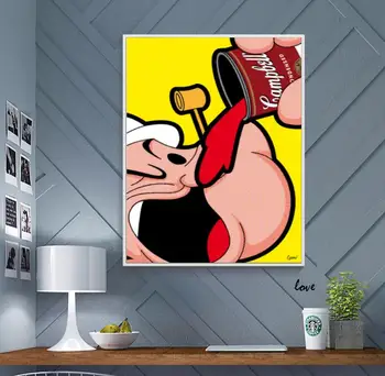 

Wall art modern art hand painted pop art oil painting on canvas graffiti street art good for bedroom decoration