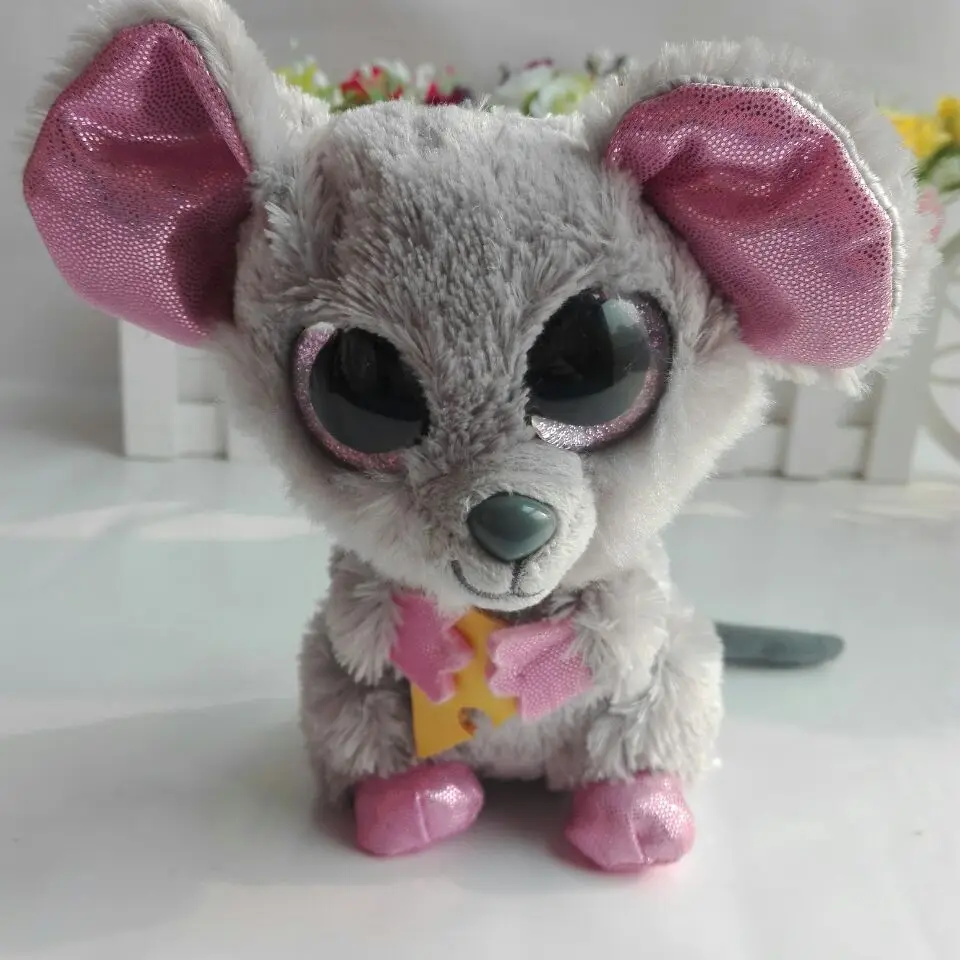 Squeaker the Mouse 15cm TY Beanie Boo Plush