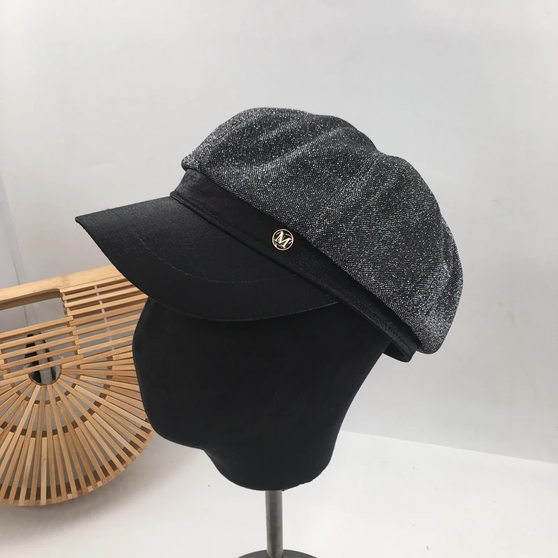 

Summer new paragraphs thin cap berets anise hats for men and women with young sun han edition